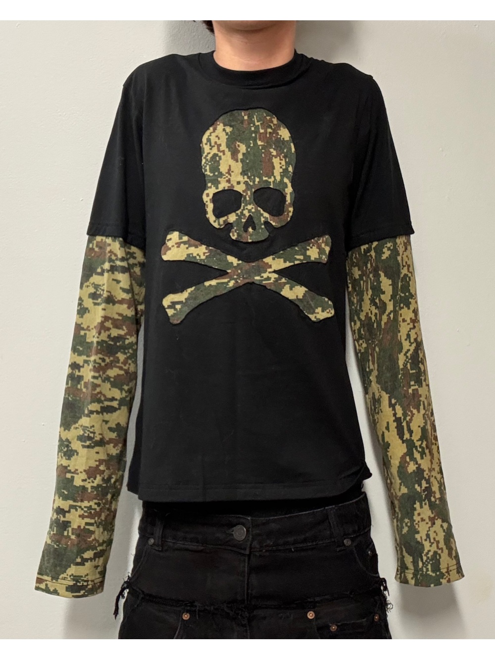 Street Fashion For 2026 - 2026 new American retro camouflage skeleton