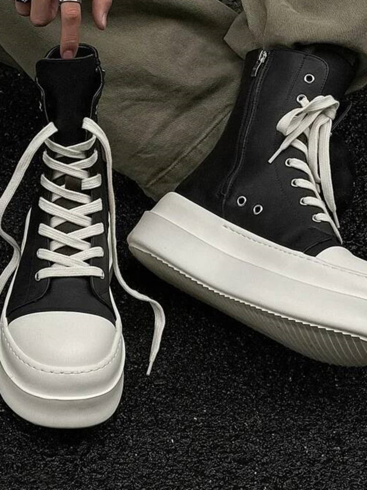 Street Fashion Rome 2026 - Versatile Trendy High Top Men's Street
