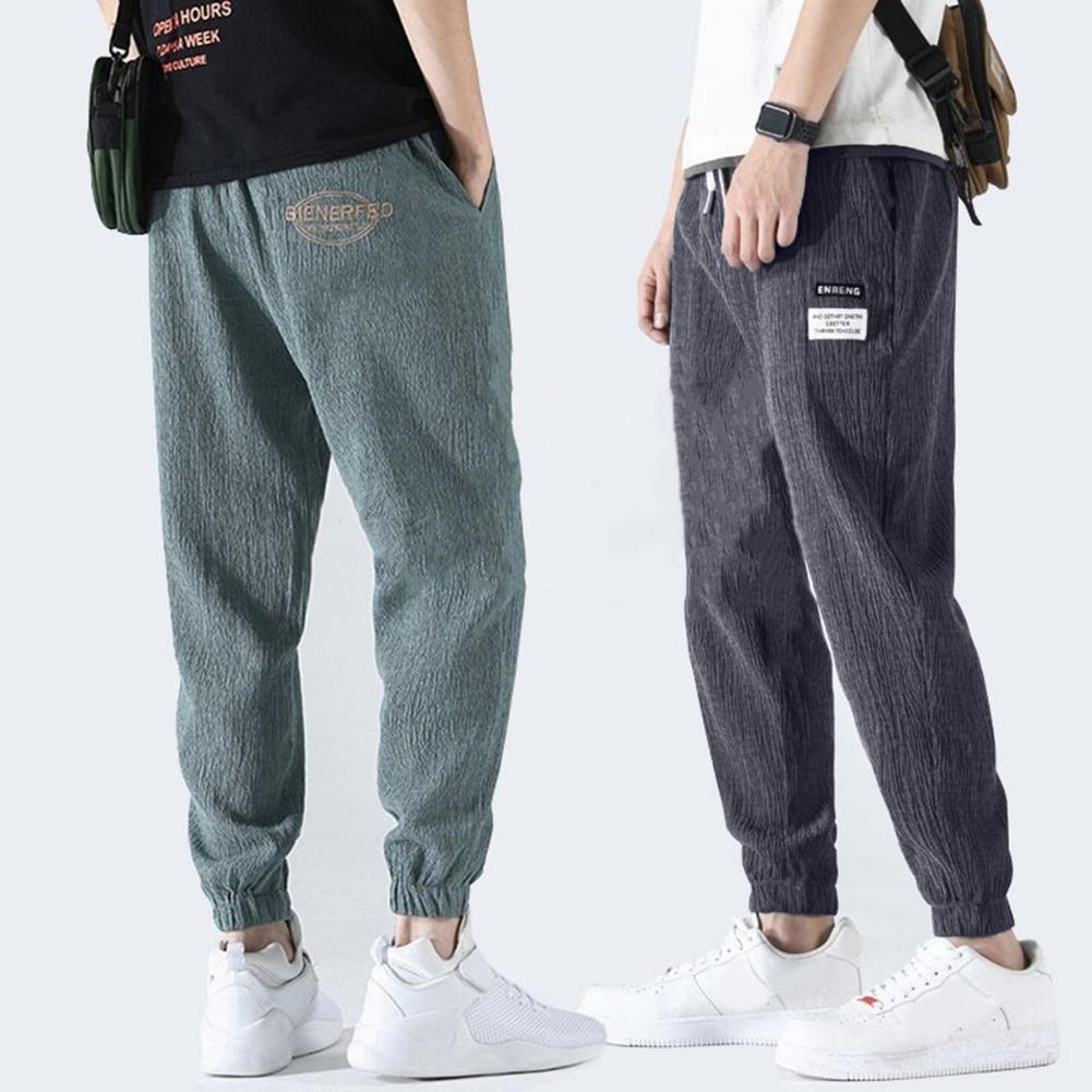 Running Pant Jogger - Ice Silk Sweatpants Men Summer Pants