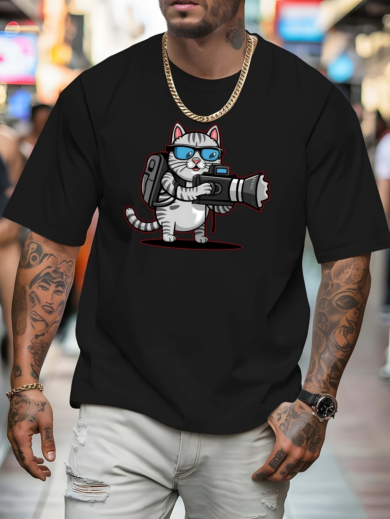 White Mens Tee Photographer Ca - Street Fashion Photographers 评论和价格