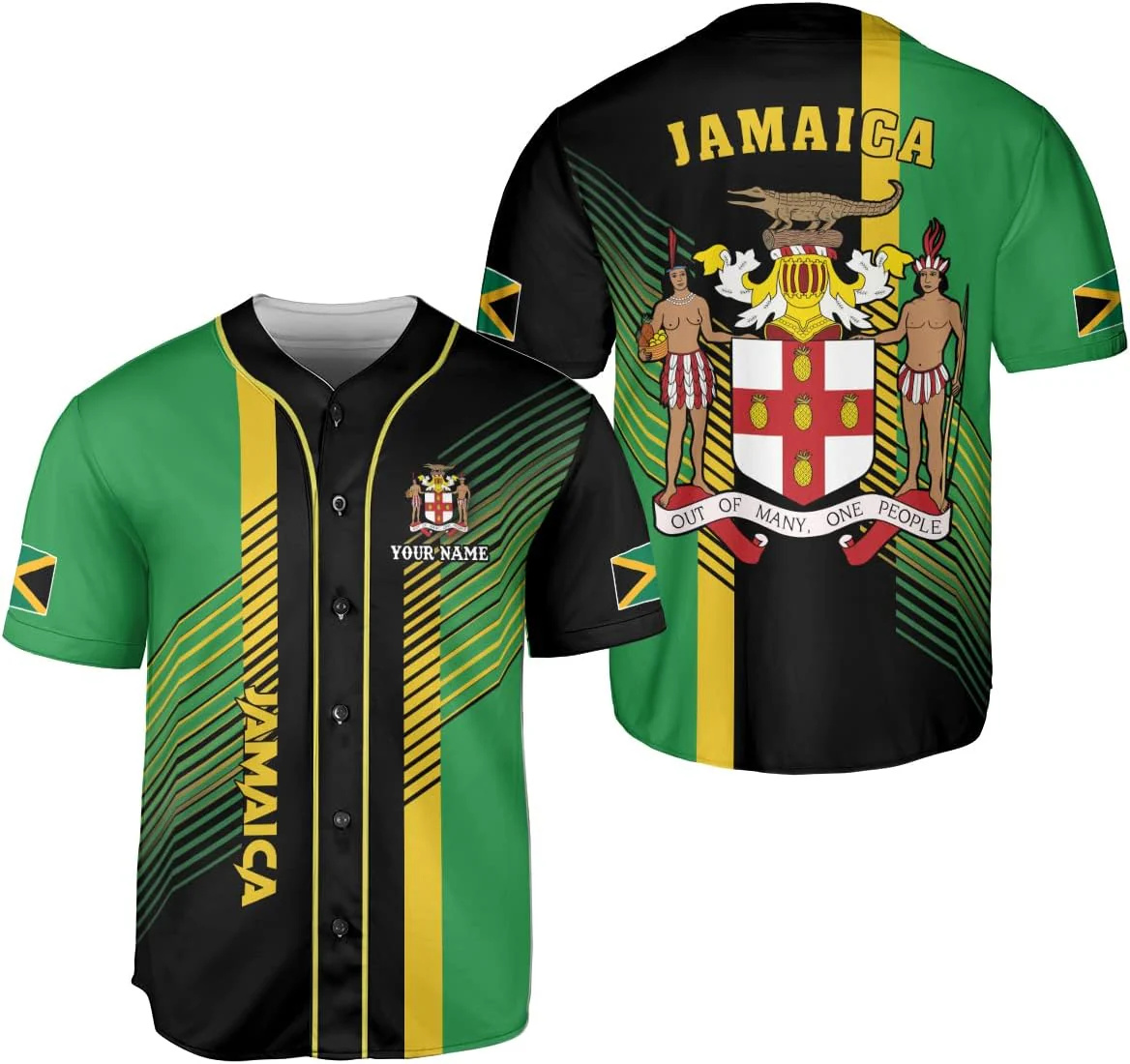 Personalized Name Jamaica Desi - Street Fashion Jersey 评论和价格