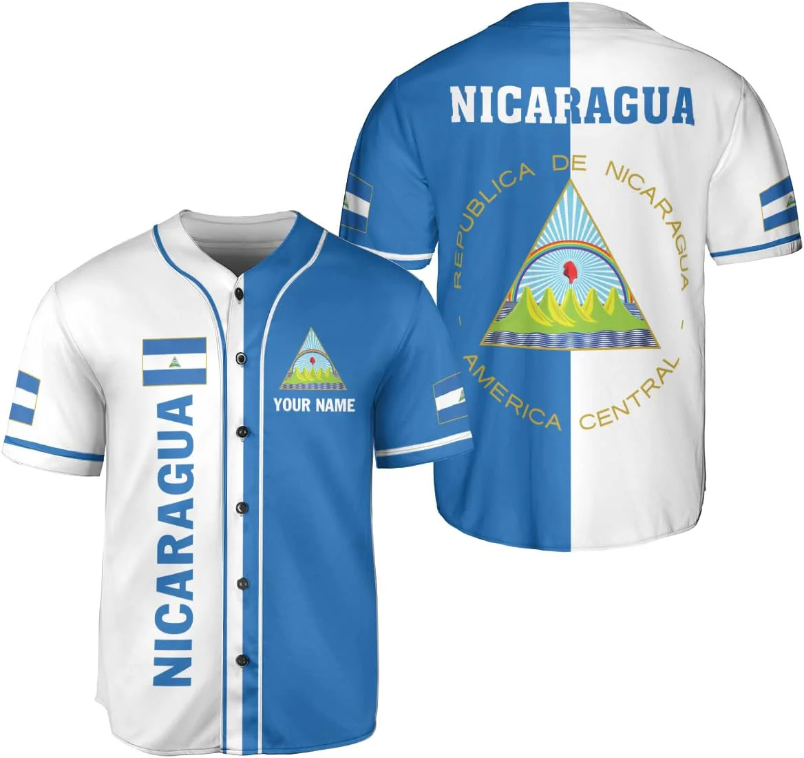 Personalized Name Nicaragua De - Street Fashion Jersey 评论和价格