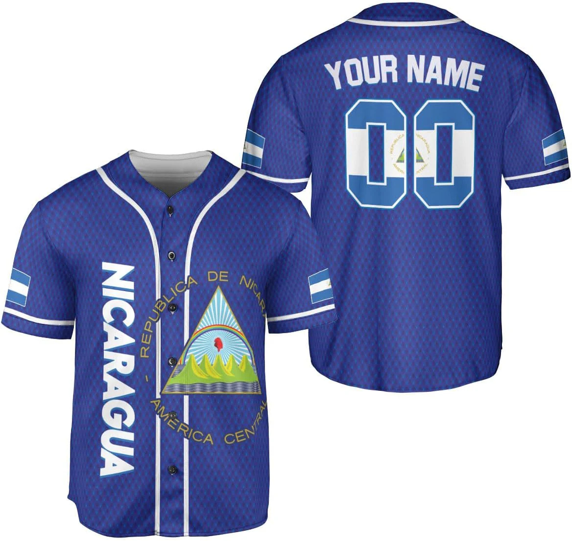 Personalized Name Nicaragua De - Street Fashion Jersey 评论和价格