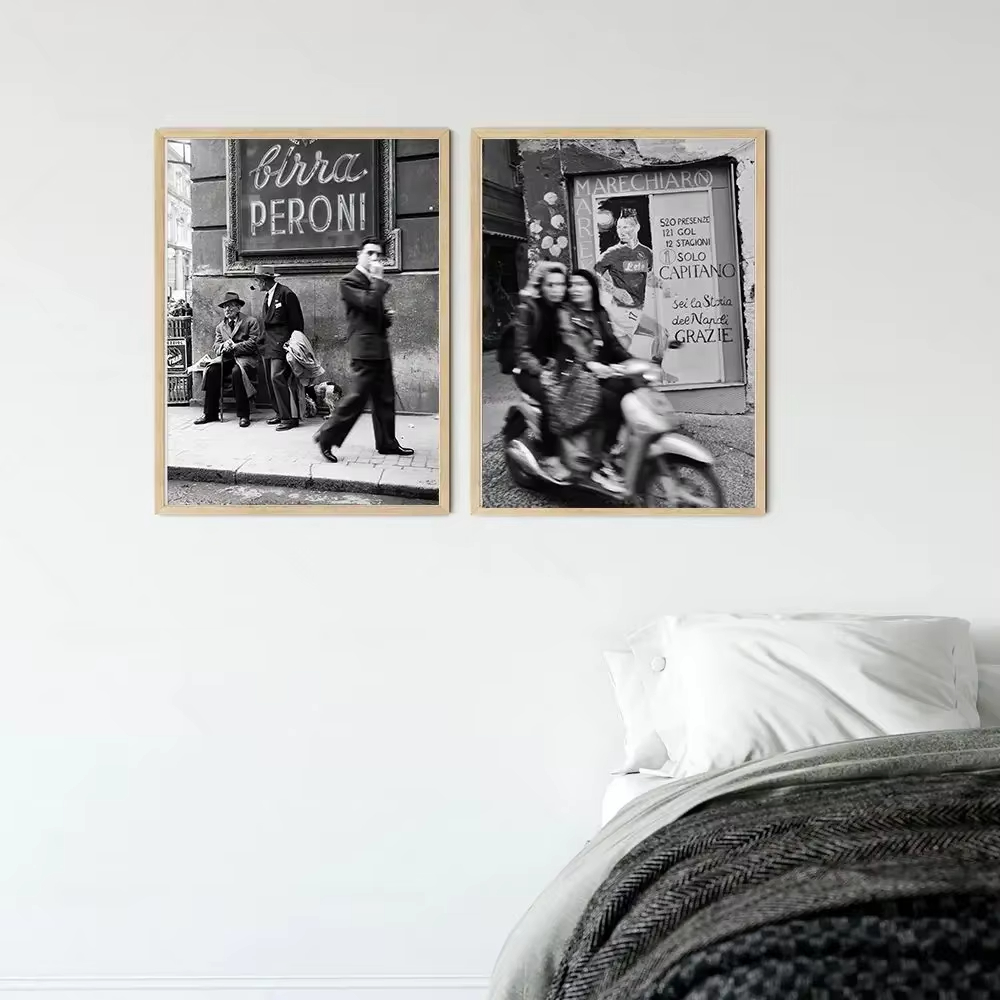 Fashion Black And White Vintag - Street Fashion Poster 评论和价格