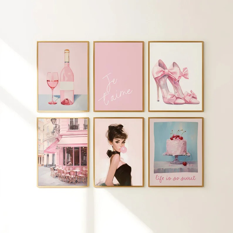 Coquette Trendy Paris Street B - Street Fashion Poster 评论和价格