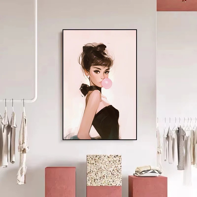 Coquette Trendy Paris Street B - Street Fashion Poster 评论和价格