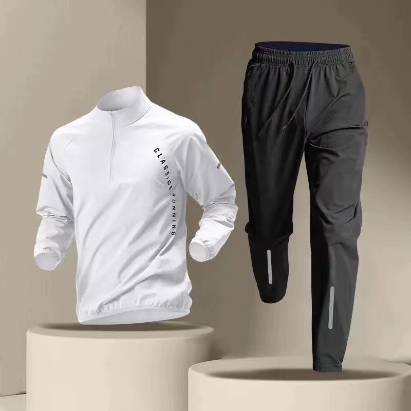 Men Half Zip Quick Dry Tracksu - Running Pant Jogger 评论和价格