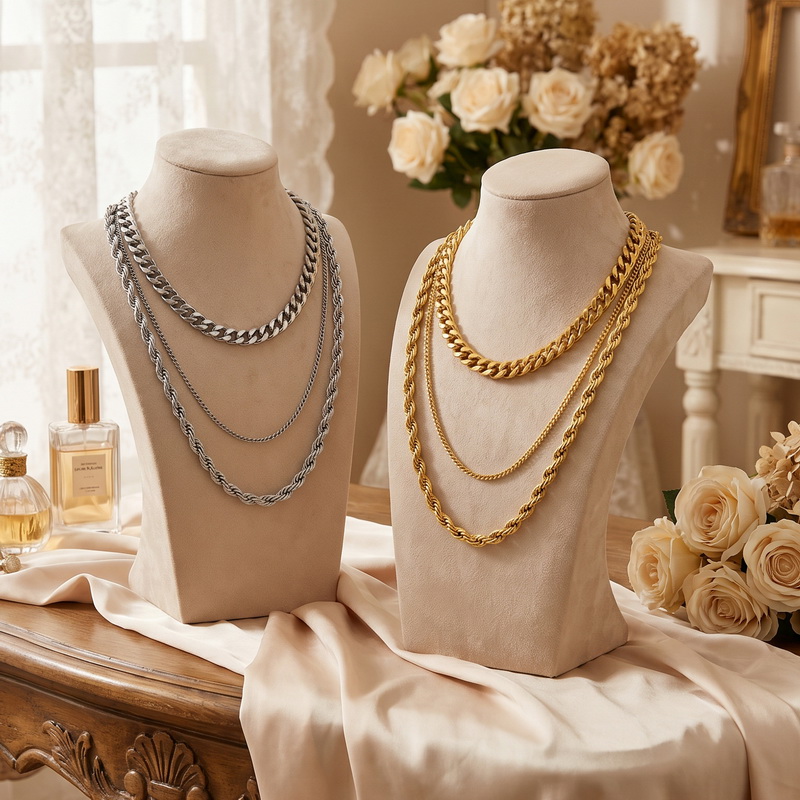 Stainless Steel Chain Cuban Li - Fashion Street Singapore 评论和价格