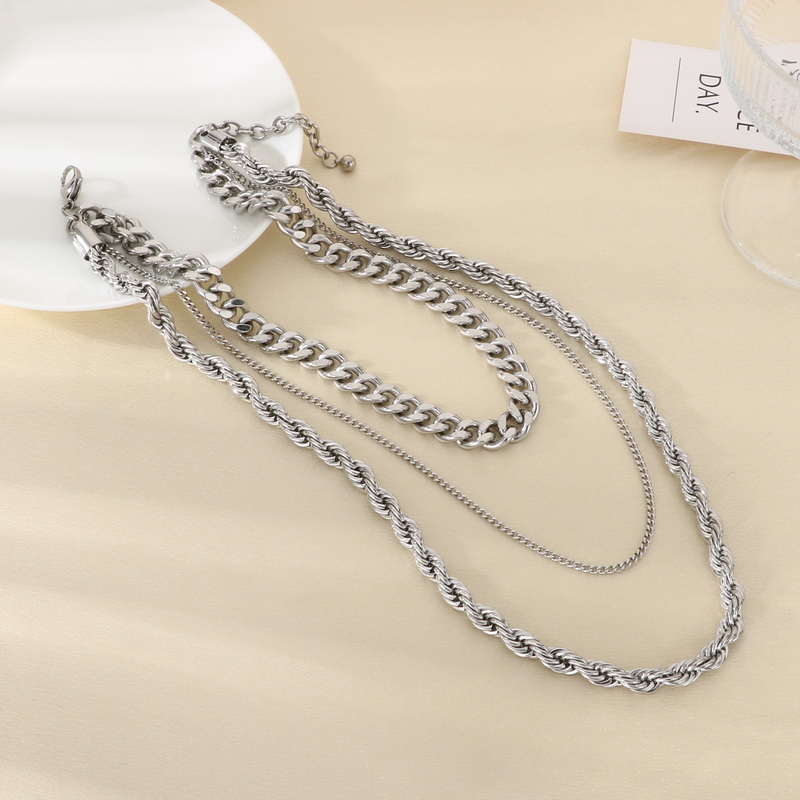 Stainless Steel Chain Cuban Li - Fashion Street Singapore 评论和价格