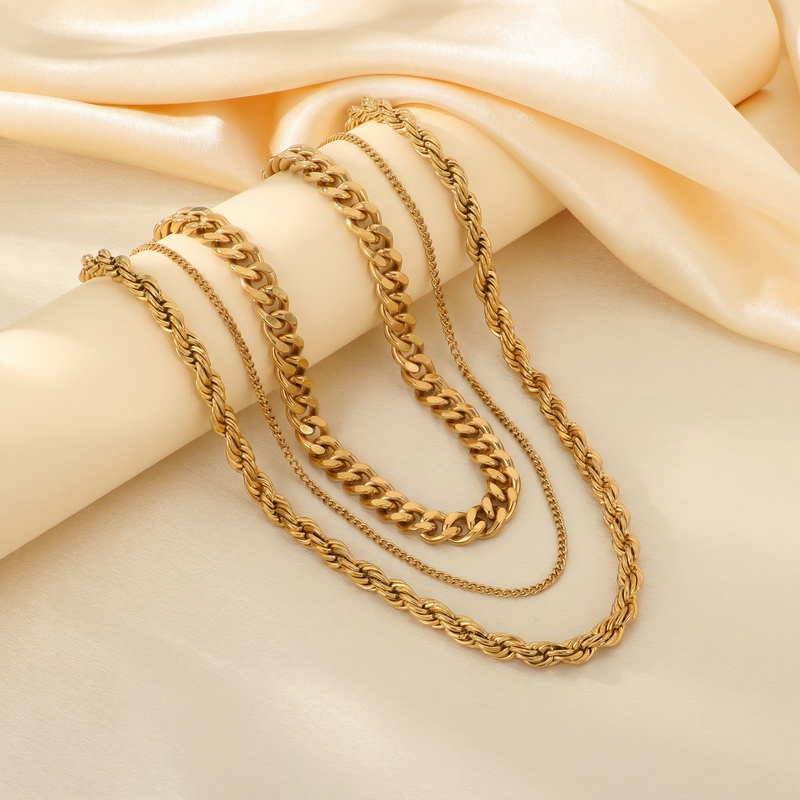 Stainless Steel Chain Cuban Li - Fashion Street Singapore 评论和价格