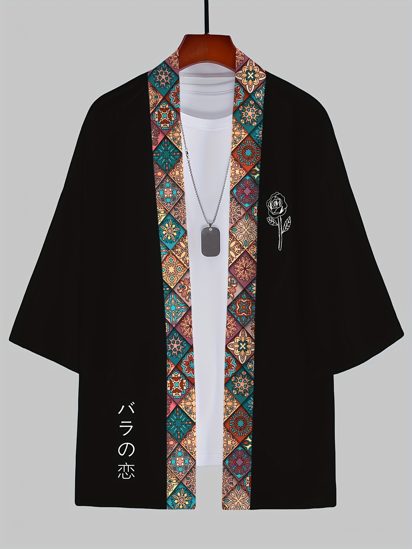 2026 Summer Men's Kimono 3D Pr - Street Fashion Clothing 评论和价格
