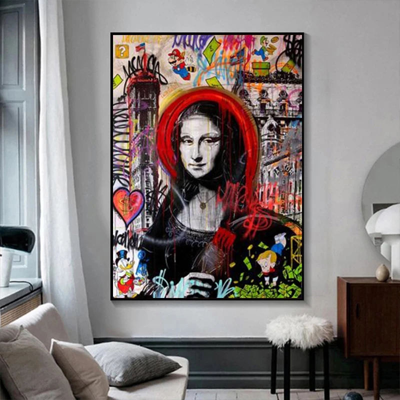 Modern Street Pop Art Mural Ba - Street Fashion Poster 评论和价格