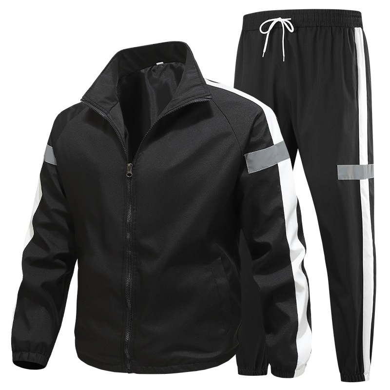 2Pcs Men Tracksuit Hoodie Tops - Running Pant Jogger 评论和价格