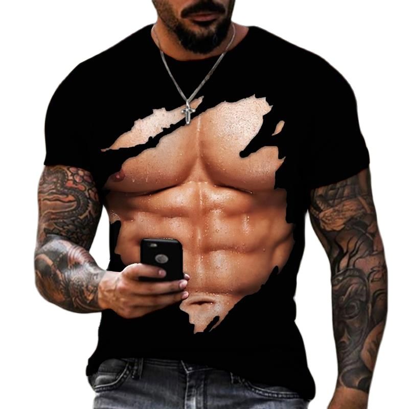Summer Fashion Men's 3D Printe - Street Fashion Guys 评论和价格