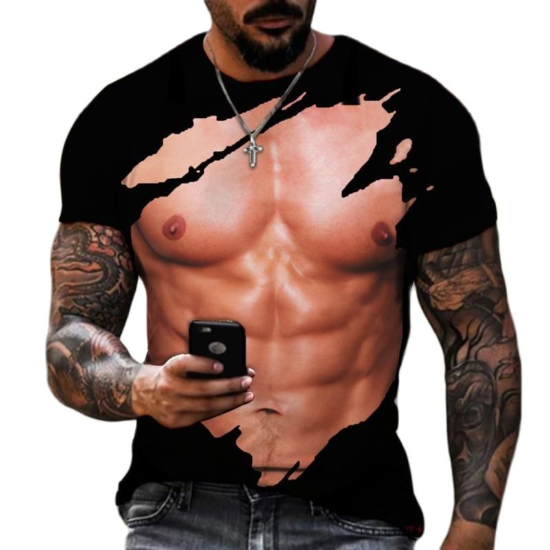 Summer Fashion Men's 3D Printe - Street Fashion Guys 评论和价格