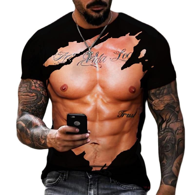 Summer Fashion Men's 3D Printe - Street Fashion Guys 评论和价格