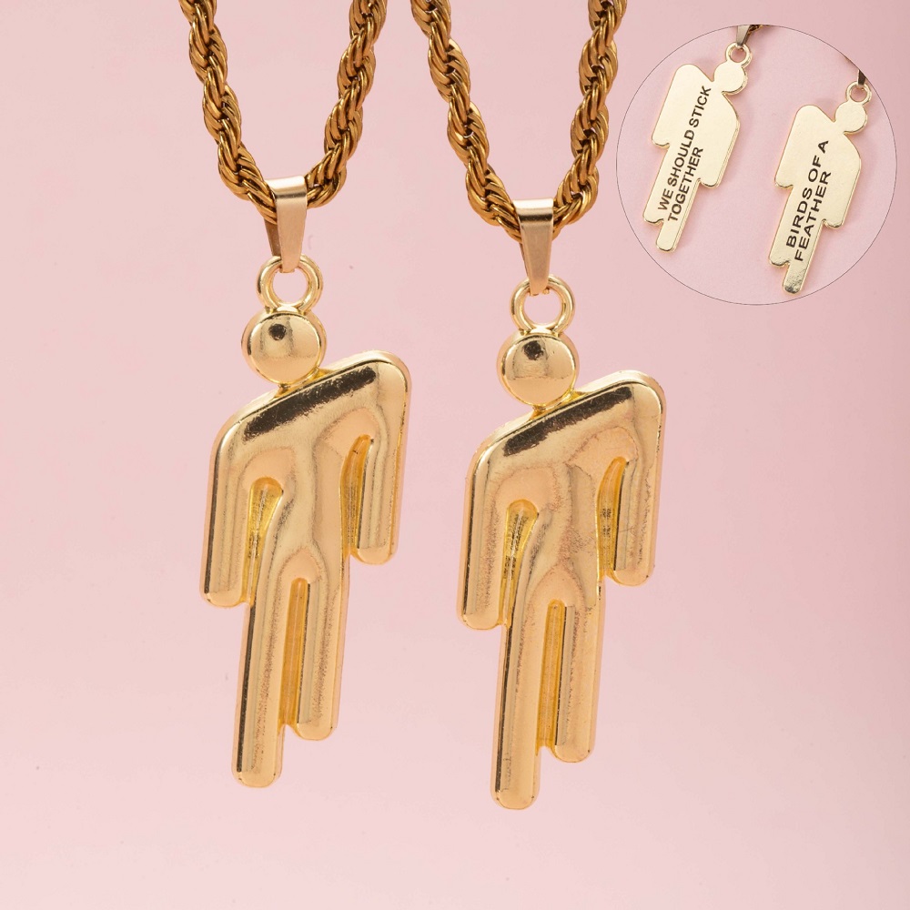 2Pcs Hip Hop Stainless Steel S - Fashion Street Singapore 评论和价格