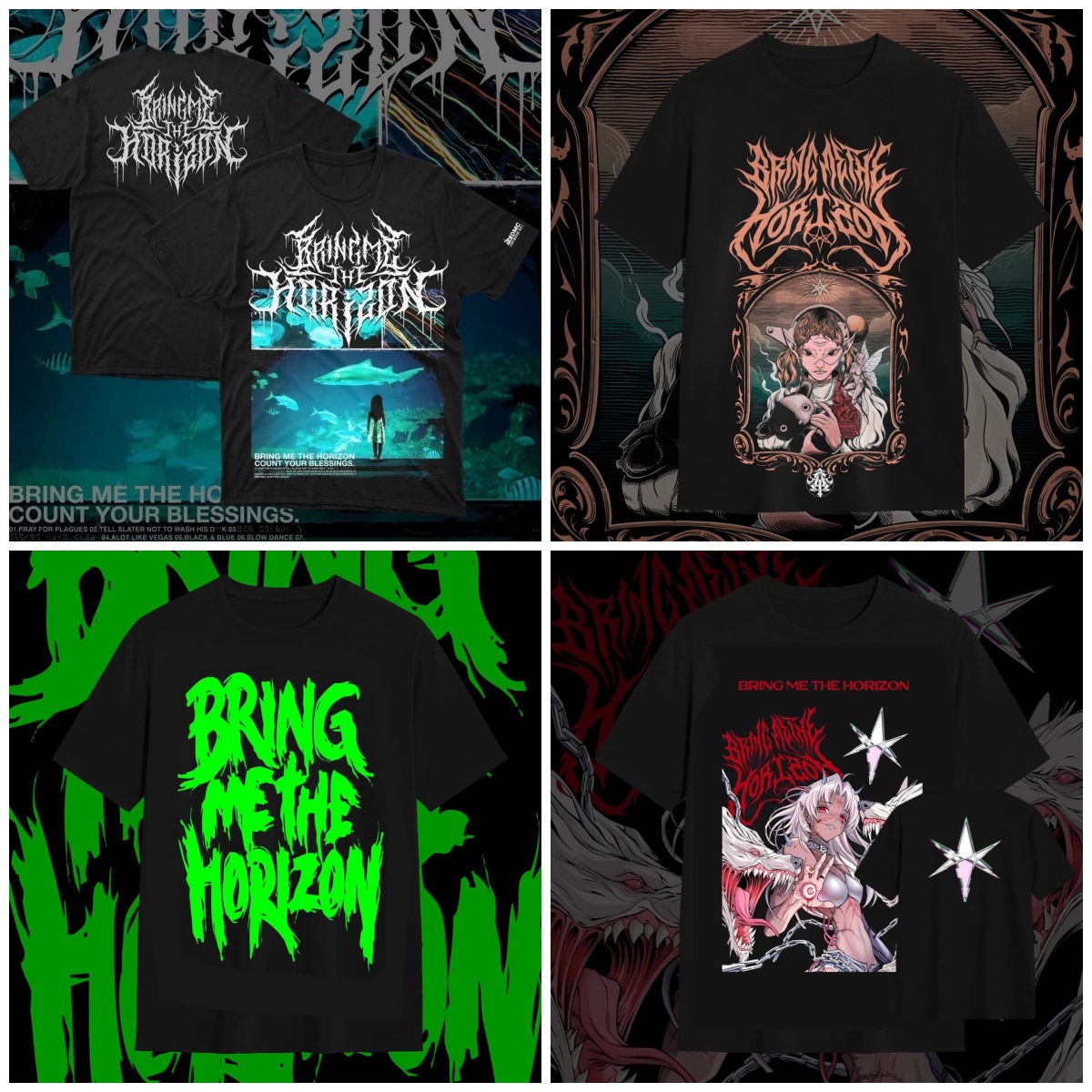 Anime Style Graphic Print T-sh - Street Fashion Poster 评论和价格