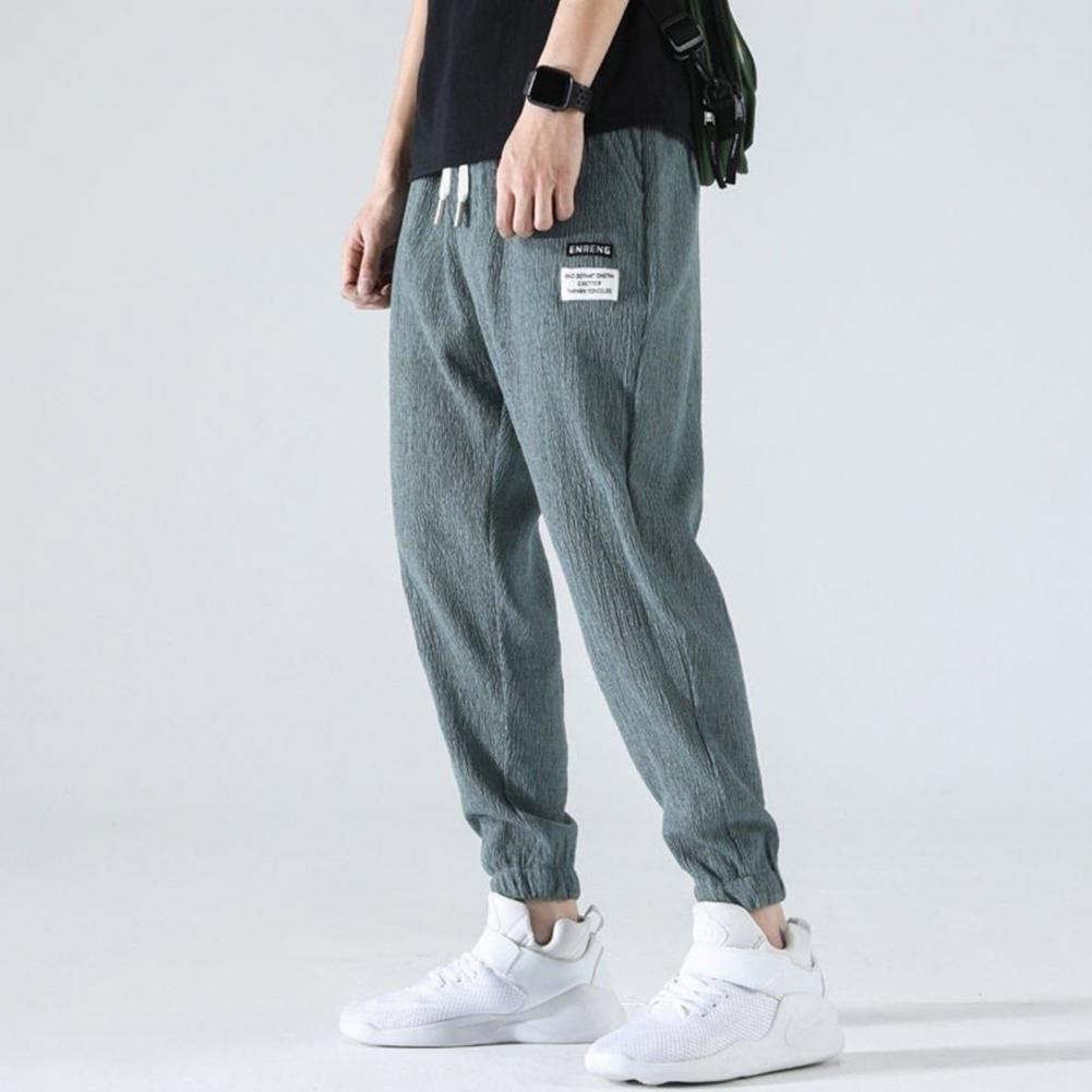 Ice Silk Sweatpants Men Summer - Running Pant Jogger 评论和价格