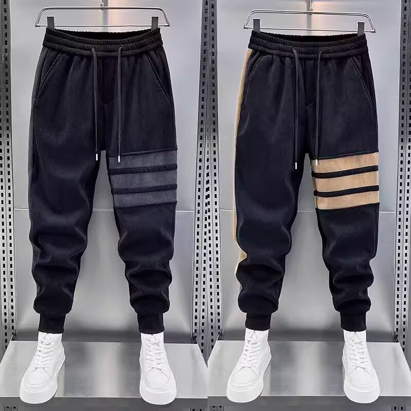 Trendy Men Black Joggers Autum - Running Pant Jogger 评论和价格