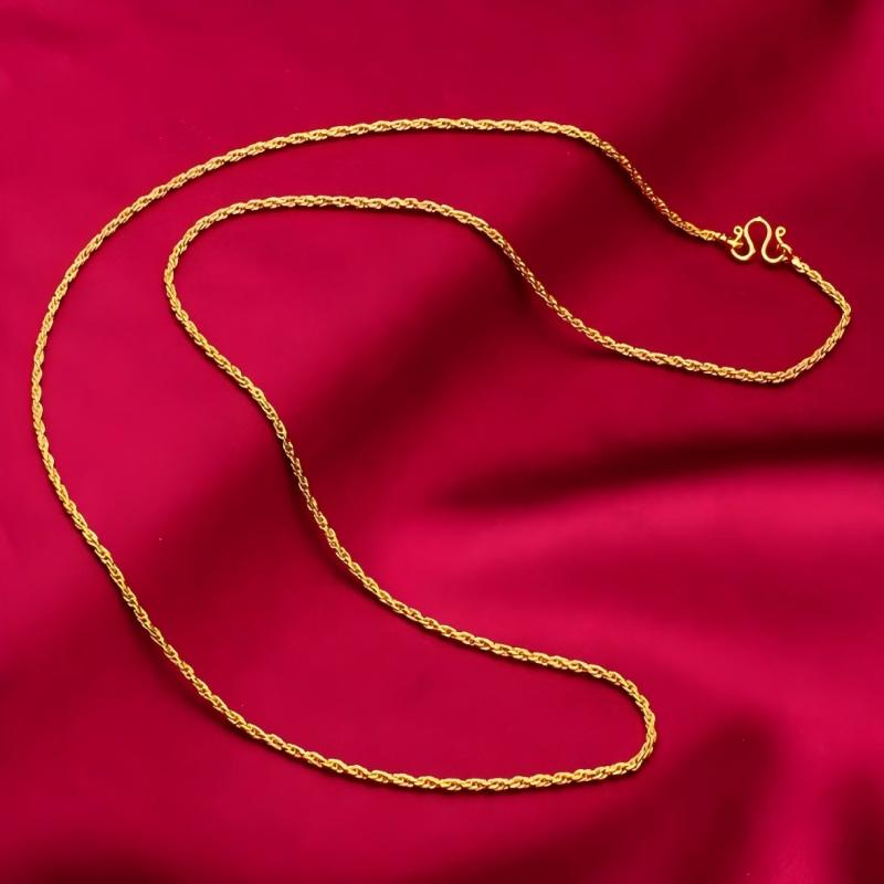 Hip Hop 2mm Twisted Rope 24K G - Fashion Street Singapore 评论和价格
