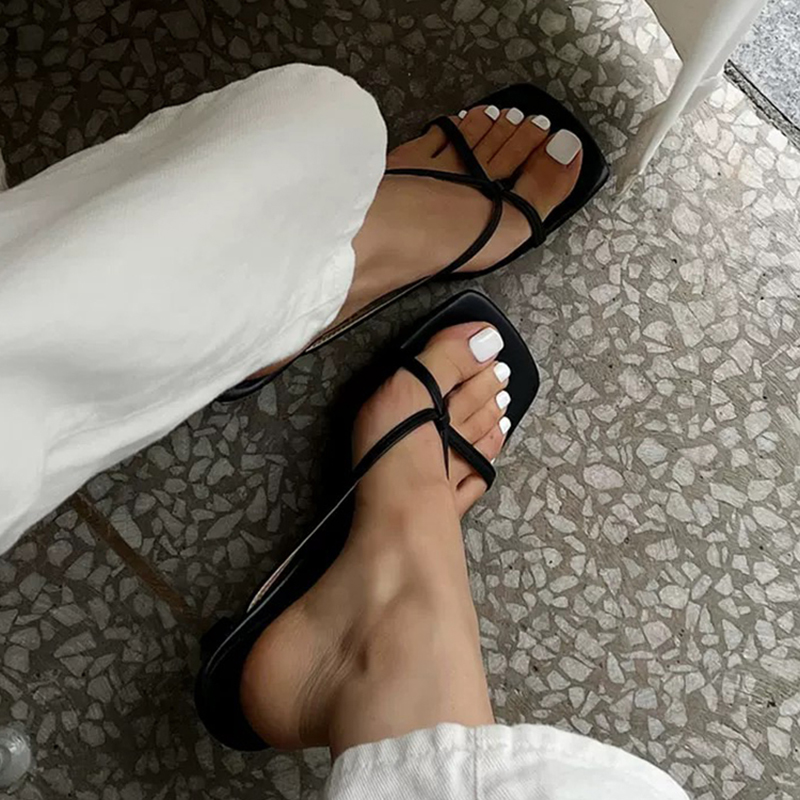 2026 Summer Women Clip Toe Sli - Street Fashion Clothing 评论和价格