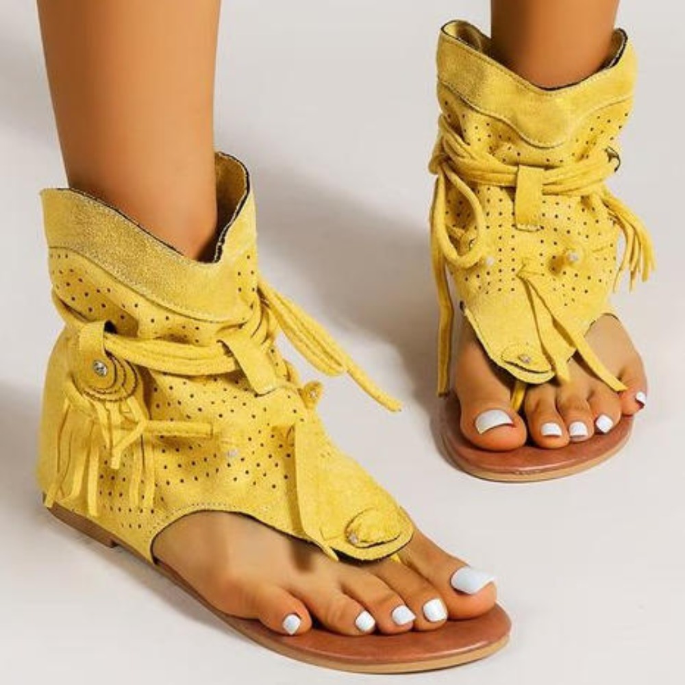 2026 New Women's Retro Sandals - Street Fashion Rome 2026 评论和价格