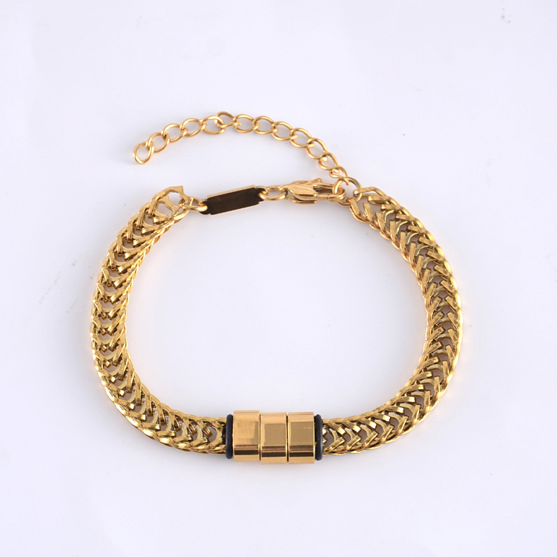 Thick Franco Cuban Link Bracel - Street Fashion Guys 评论和价格