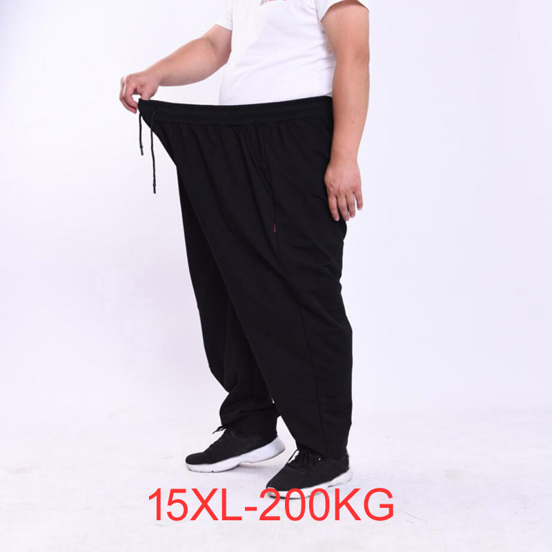 Plus Size 14XL 15XL Mens Casua - Running Pant Jogger 评论和价格