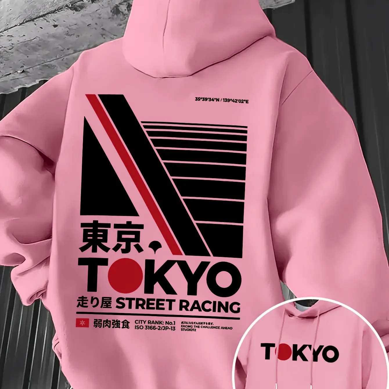 Retro JDM Tokyo Racing Double  - Street Fashion Guys 评论和价格